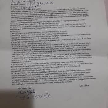 Seda Seçkin Analiz Desteği Paramın Stoplanması