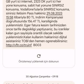 Vodafone Paket Değişikliği Yalanları