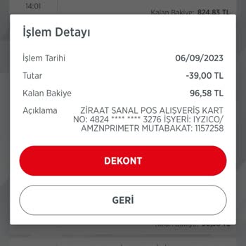 Amazon Hesaptan Para Çekmiş