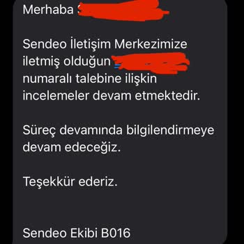 Sendeo Kargo Almaya Gelmiyor