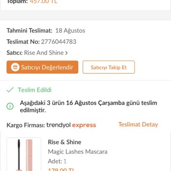 Rise&shine Rimel Kötülüğü