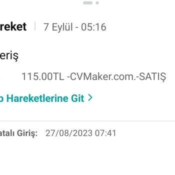 CV Maker Hesabımdan Her Ay Para Çekiyor