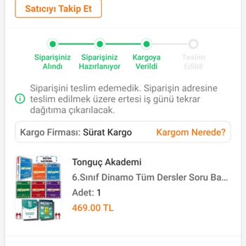 Trendyol Kargonun Zamanın Da Gelmemesi