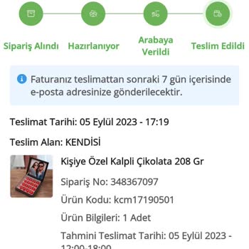 ÇiçekSepeti Yanlış Ürün Gönderimi
