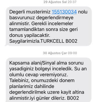 Turkcell'e Geçtim Ama Çekmiyor. Çözüm De Üretmiyor. Mağdur Ediyor.