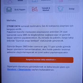 Aras Kargo Trendyol Azerbaycan Siparişlerin Ortalıkta Yok