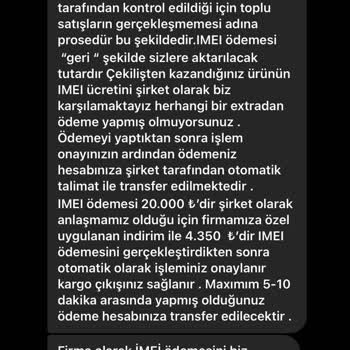 Ottoman.elektronik (Instagram) Ottoman Elektronik Çekilişten Kazandınız Diye Para İstiyor