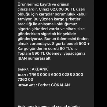 Ottoman.elektronik (Instagram) Ottoman Elektronik Çekilişten Kazandınız Diye Para İstiyor