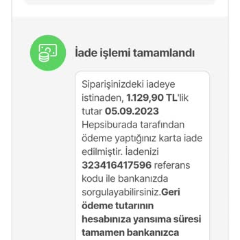 Hepsiburada Para İadelerim Yapılmıyor