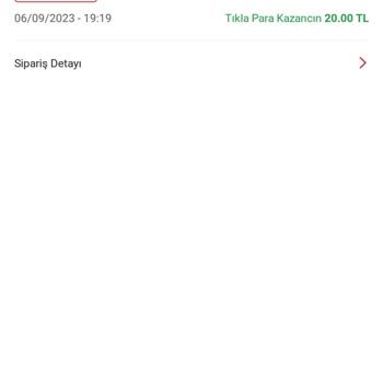 Tıkla Gelsin Geç Sipariş İptali