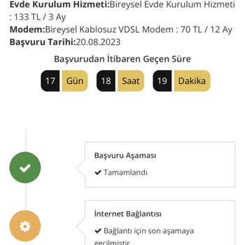 Millenicom'un Bağlantı İçin Gelmemesi
