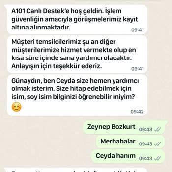 A101 Para İadesi Ürün Sorunu