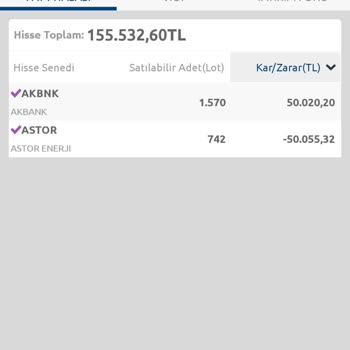Hisse Senedi Ekranı Hatası Yapı Kredi