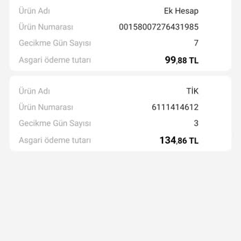 VakıfBank Gecikmiş Ödeme Cezası