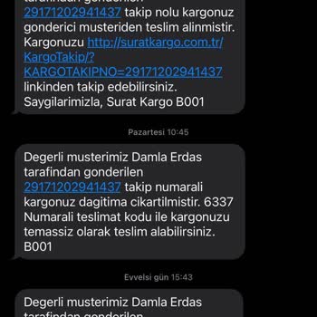 Sürat Kargo Yalova Şubesi Kayıp Kargo