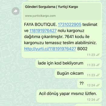 Faya Boutique'den Aldığım Elbiselerin Bedenleri Küçük Geldi