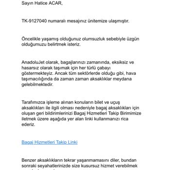 THY Tarafından Bagajım Hasar Gördü Gereken Tazminatı Alamıyorum