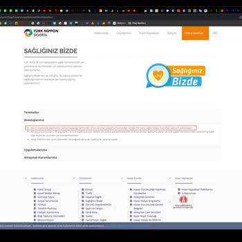 Türk Nippon Sigorta Sağlığınız Ve Paranız Bizde Sizde Allah'a Emanet Sağlık Sigortası