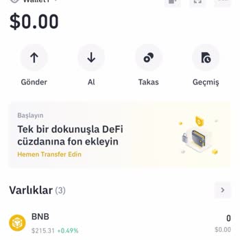 Binance Cüzdan Sıfırlandı Hesapta Coin Yok