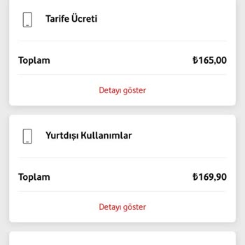 Vodafone Haksız Fatura Talebi