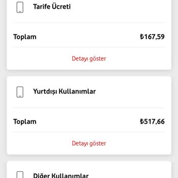Vodafone Haksız Fatura Talebi