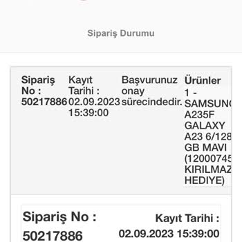 Evkur'dan Telefon Siparişi Verdim