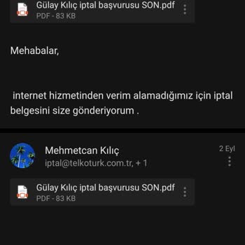 Telkotürk İptal Etmeme Rağmen Ödeme İstiyor