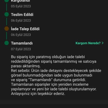 Dolap Uygulaması Kusurlu Ürünün İadesini Kabul Etmedi