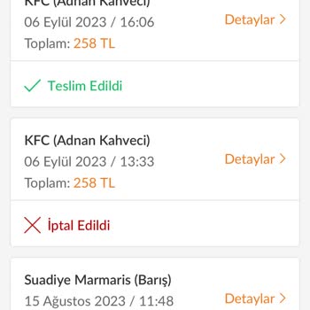 Trendyol Yemek Ücret İadesi Yapmıyor.