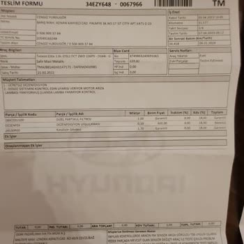 Hyundai Tucson Fabrika Çıkışı Arızalı Ve Çözüm Üretilmiyor