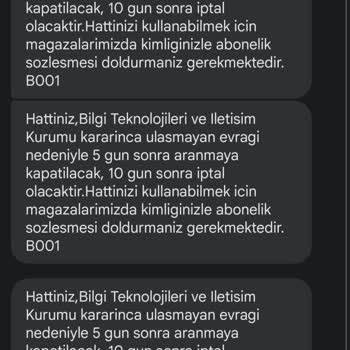 BTK (Bilgi Teknolojileri ve İletişim Kurumu) Bilgi Teknolojileri Kurumunun Operatörle İletişim Zayıflığı