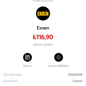 Exxen Abonelik Para İadesi