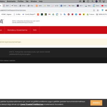 iData Sistem Kayıtlarımıza Ulaşamıyor Ve Randevuyu İptal Edemiyoruz