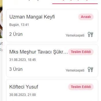 Yemeksepeti Para Peşin Ancak Sipariş Onayı Yok Sorunu İletecek Muhatap Bulmak?