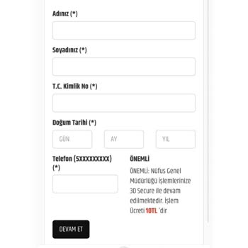 Sipay Sahte Web Sitesinden Para Kaçırma