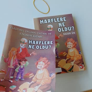 Kitapsepeti.com Harflere Ne Oldu İsmindeki Okuma Kitabının İçinde Ücretsiz Eki Eksik!