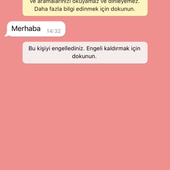 WhatsApp Yabancı Uyruklu Gelen Mesajlar