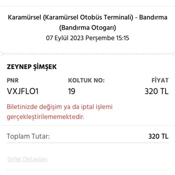 Metro Turizm Son Anda Otobüs İptali
