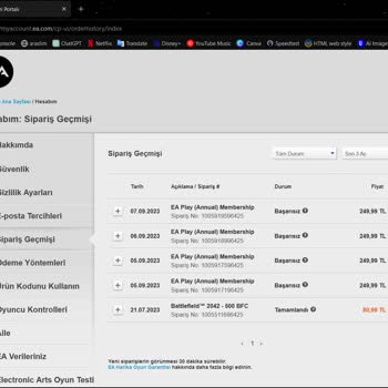 Paid for an Annual Subscription at EA Sports, However, I Cannot Locate It