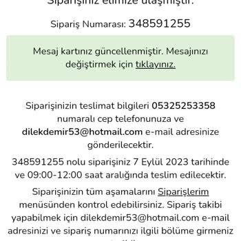 ÇiçekSepeti Çiçek Sepetinden Gelen Çiçek Görseldekinden Farklı