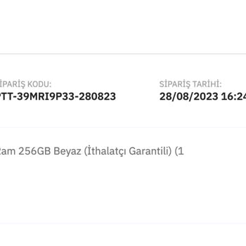Epttavm'den Xiaomi Note 12 Pro Aldım. 8 İş Günü Kargoya Verilmedi.