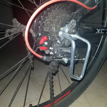 Kron Bisiklet Vites Atarken Zincir 2'ye Bölünüp Shimano Arka Vitese Girdi