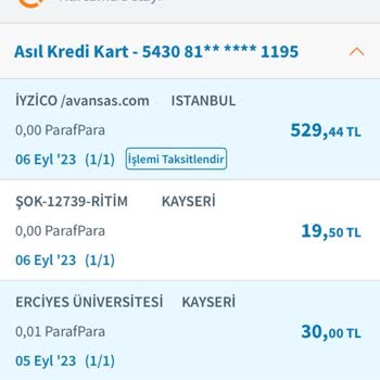 Avansas Siparişimi Kafasına Göre İptal Etti