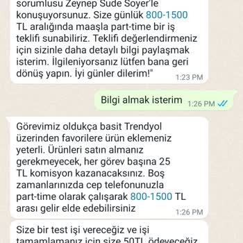 Telegram Günlük 800-1500 TL Kazana Bileceğim Part Time İş Teklifi Aldım