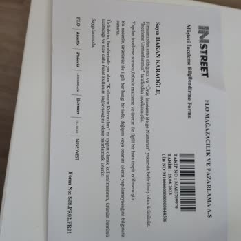 In Street' Ten Şikayetçiyim