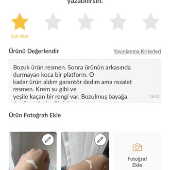 Trendyol Bozuk Güneş Kremi