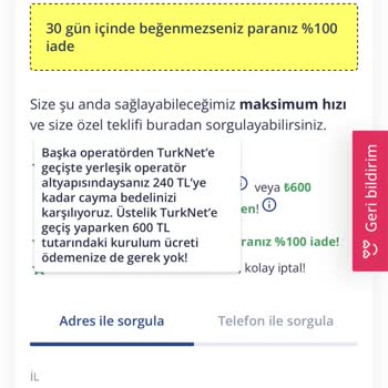 TurkNet Sayfası Müşteriyi Yanıltma