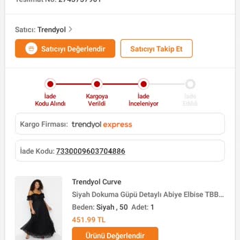 Trendyol İadeyi Kayıp Etmeleri
