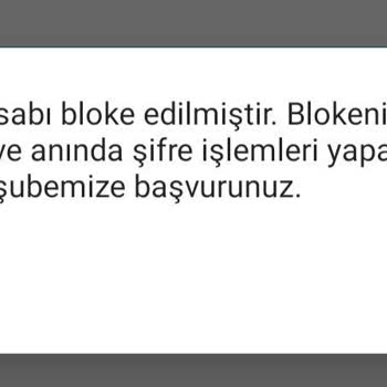 PTT Bank Karta Bloke Koydu