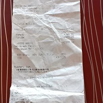 Cihaz Değişimi. Onvo Ya Gönderilmiş Olup 2 Aydır Netice Alın Mamak